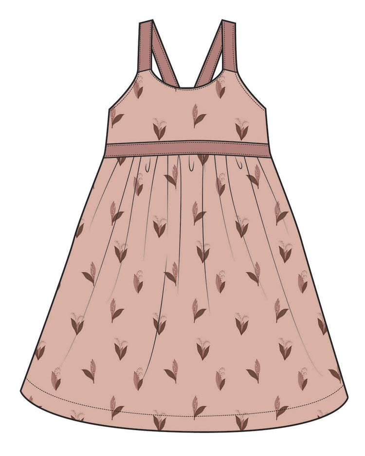 Empire V Back Dress