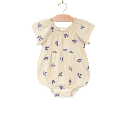Raglan Flutter Sleeve Romper