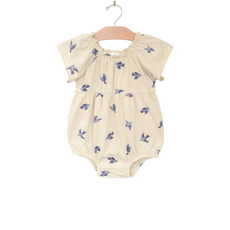 Raglan Flutter Sleeve Romper