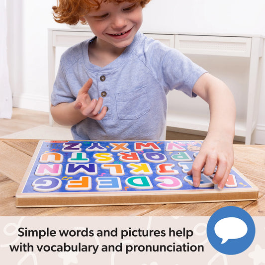 Ms. Rachel™ Wooden Phonics Alphabet Sound Puzzle - 24 Pieces