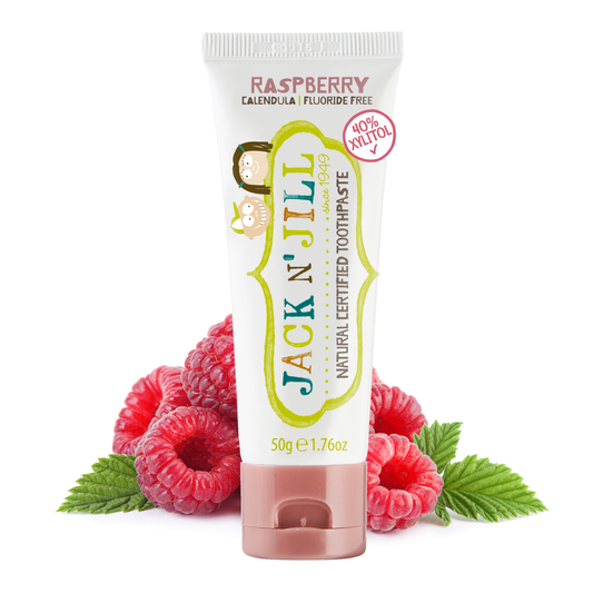 Jack N' Jill Natural Certified Kids Toothpaste Raspberry