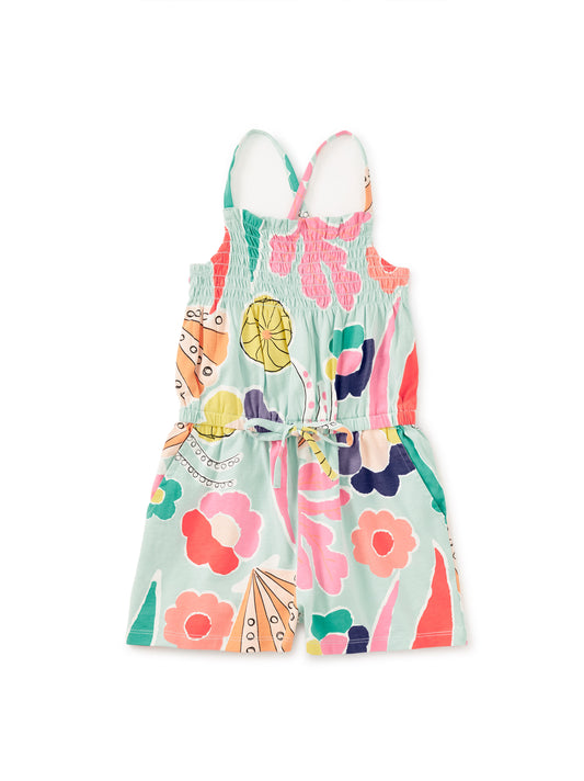 Smocked Strappy Romper