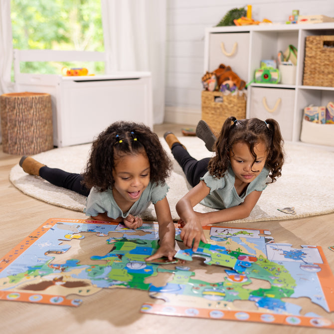 National Parks U.S.A. Map Floor Puzzle