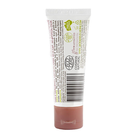 Jack N' Jill Natural Certified Kids Toothpaste Raspberry