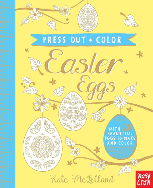 Press Out and Color Easter Eggs