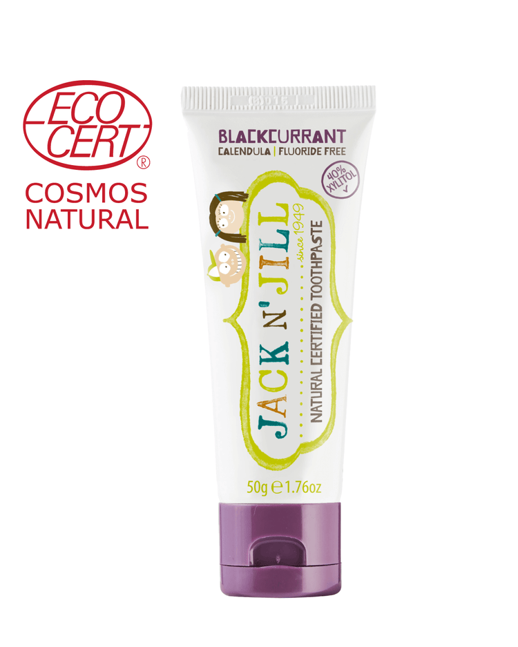 Jack N' Jill Natural Certified Kids Toothpaste Blackcurrant