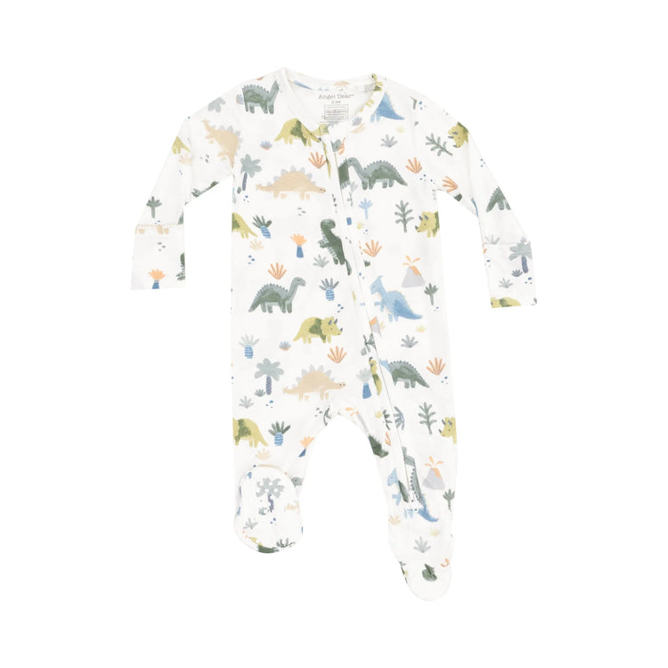 Soft Dinos 2 Way Zipper Footie