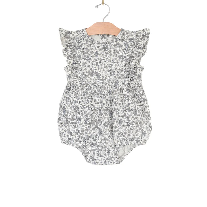 Flutter Sleeve Short Romper