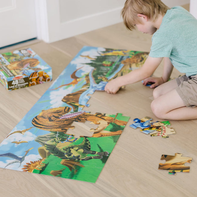 Land of Dinosaurs Floor Puzzle