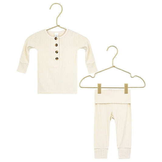 Quinn Ribbed Top and Bottoms