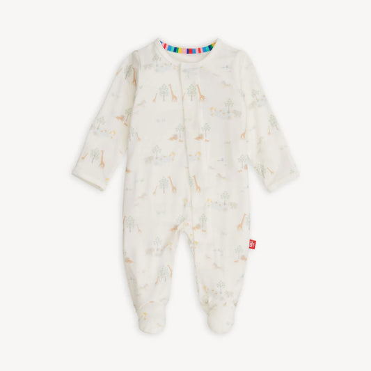 White Serene Modal Magnetic Footie