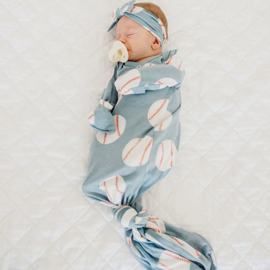 Slugger Copper Pearl Knotted Gown