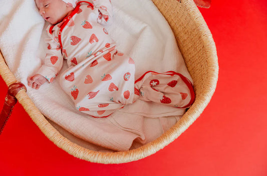 Strawberry Copper Pearl Knotted Gown