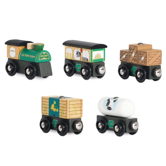 Great Green Train & Goods Wagon