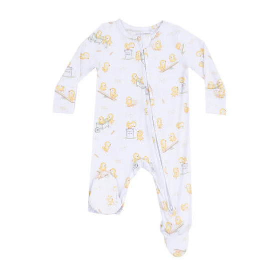 Baby Chicks 2 Way Zip Footie
