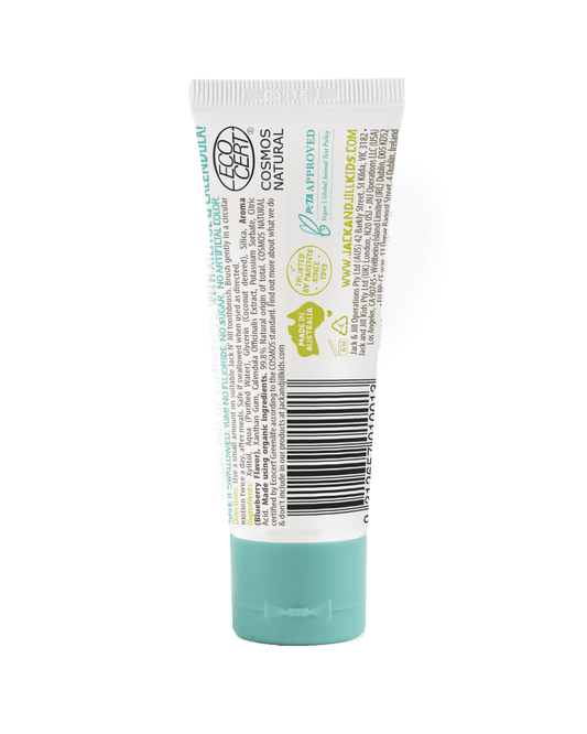 Jack N' Jill Natural Certified Kids Toothpaste Blueberry 50g