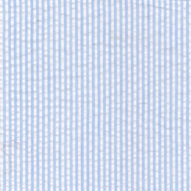 Blue Seersucker Bucket Hat UPF 50+