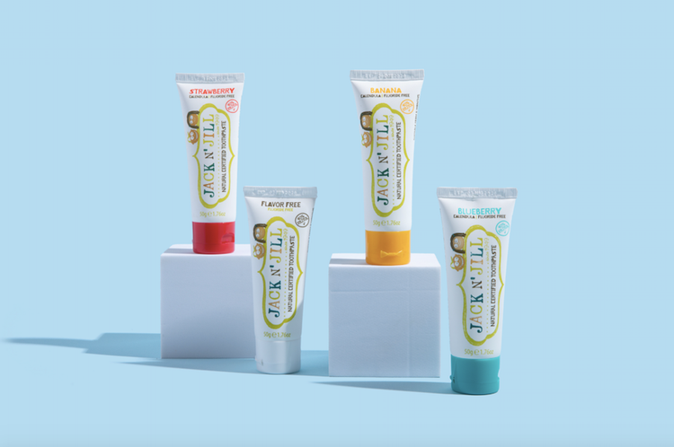 Jack N' Jill Natural Certified Kids Toothpaste Flavor Free