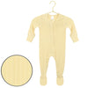 Birdie Ribbed Zipper Footie