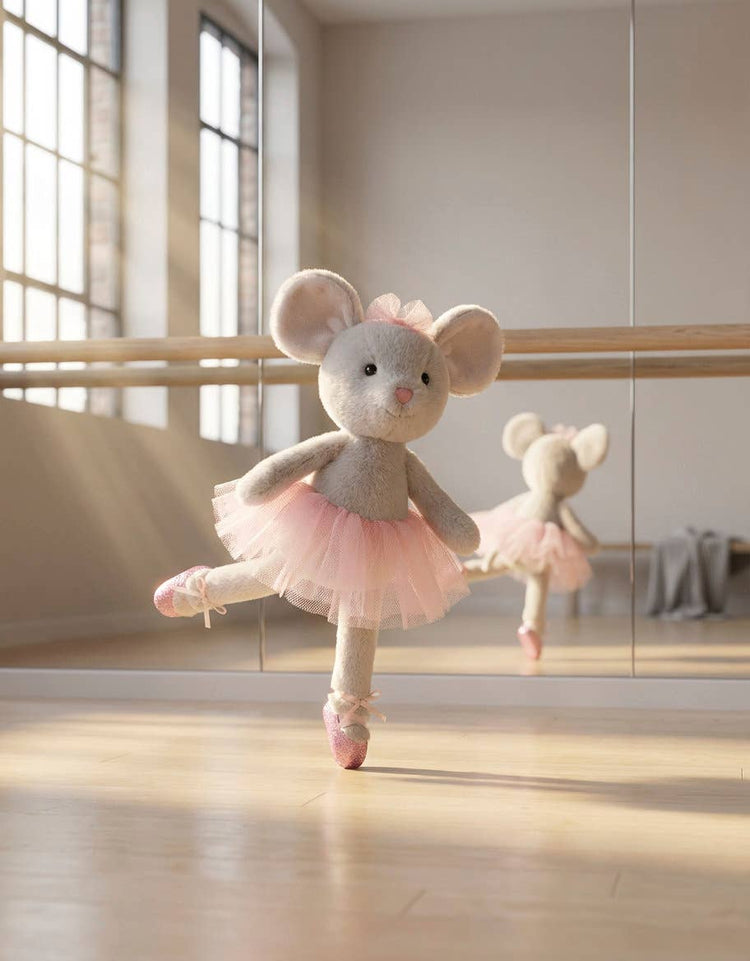 Antonia - Gray Ballerina Mouse