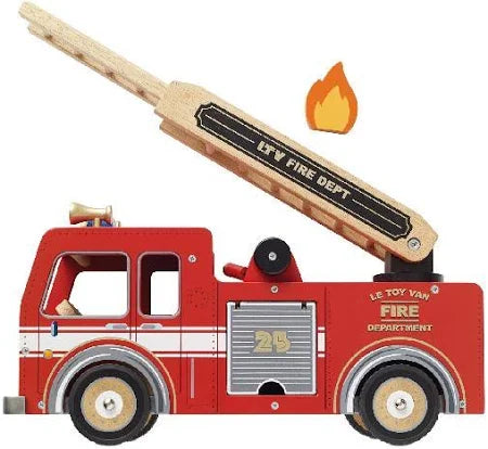 Wooden Fire Engine & Characters