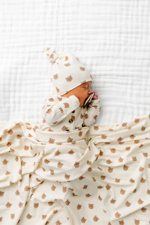 Teddy Knotted Gown - Preemie
