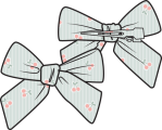 Angel Dear 2 Pack Bow Clips