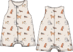 Angel Dear Sleeveless Shortie Romper