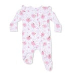 Angel Dear 2-Way Ruffle Sleeve Zipper Footie