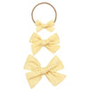 Classic Bow - Yellow Gingham Headband