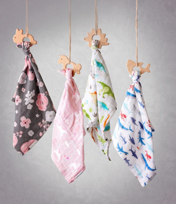 Muslin Lovie w/ Teether