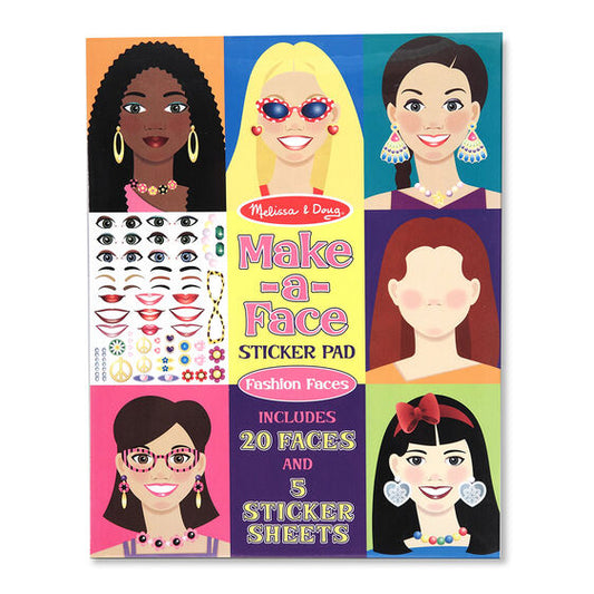 Make-A-Face Sticker Pad