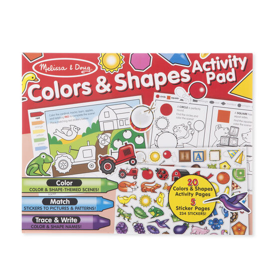 Colors and Shapes Activity Pad