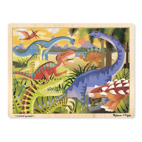 Wooden Jigsaw Dinosaur 24pc