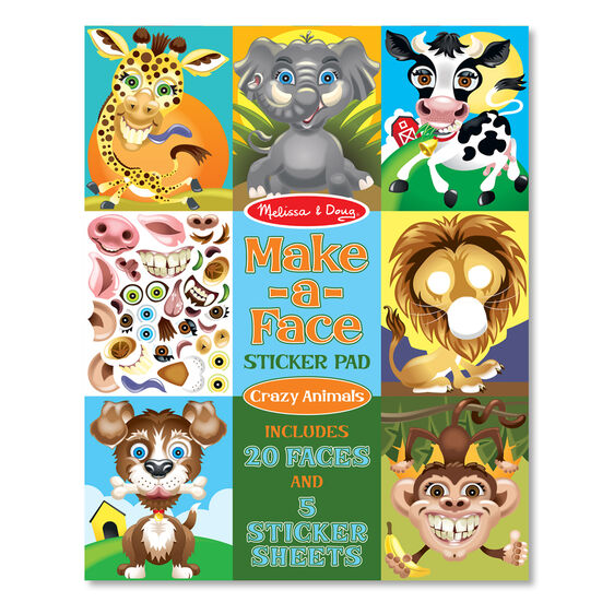 Make-A-Face Sticker Pad