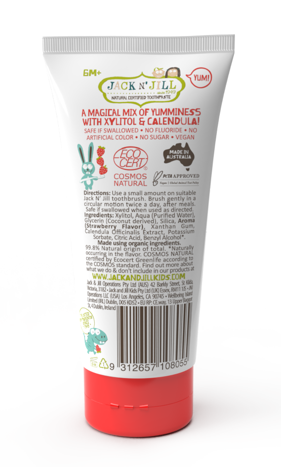 Jack N' Jill Mega Berry Toothpaste Strawberry