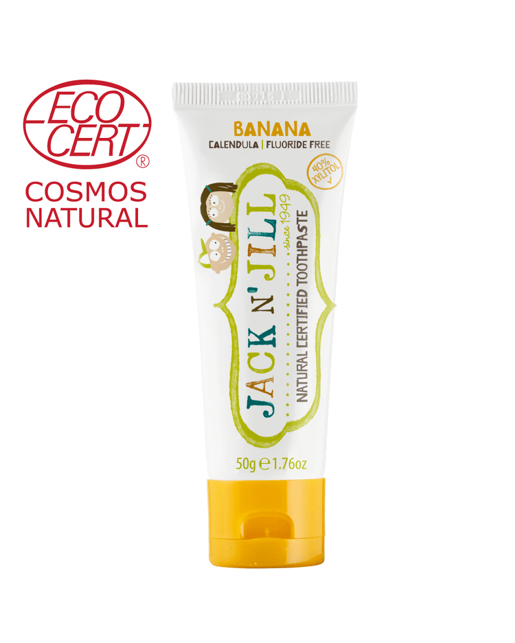 Jack N' Jill Natural Certified Kids Toothpaste Banana 50g