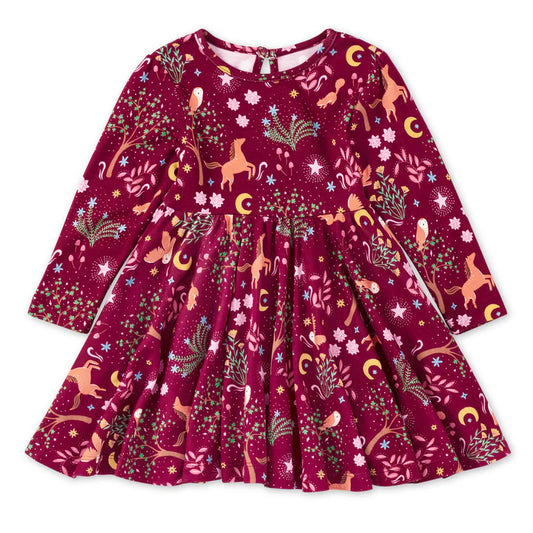 Bamboo Cotton L/S Twirl Dress