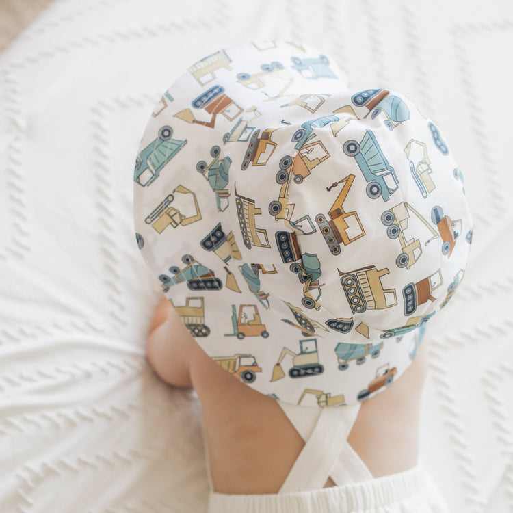 Construction Trucks Bucket Hat UPF 50+