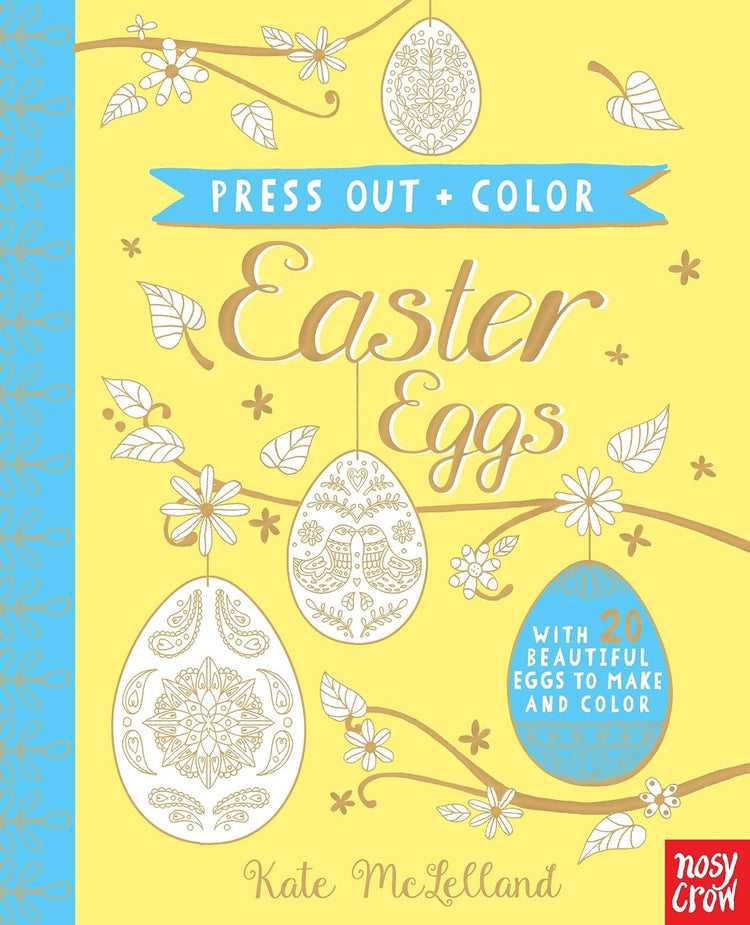 Press Out and Color Easter Eggs