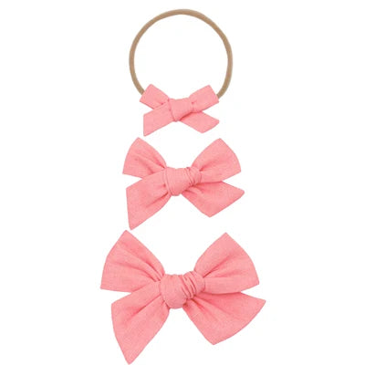 Classic Bow - Bubblegum Headband