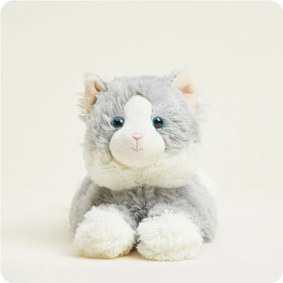 Laying Down Grey Cat Warmies