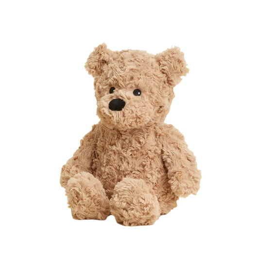 Brown Curly Bear Warmies Jr.