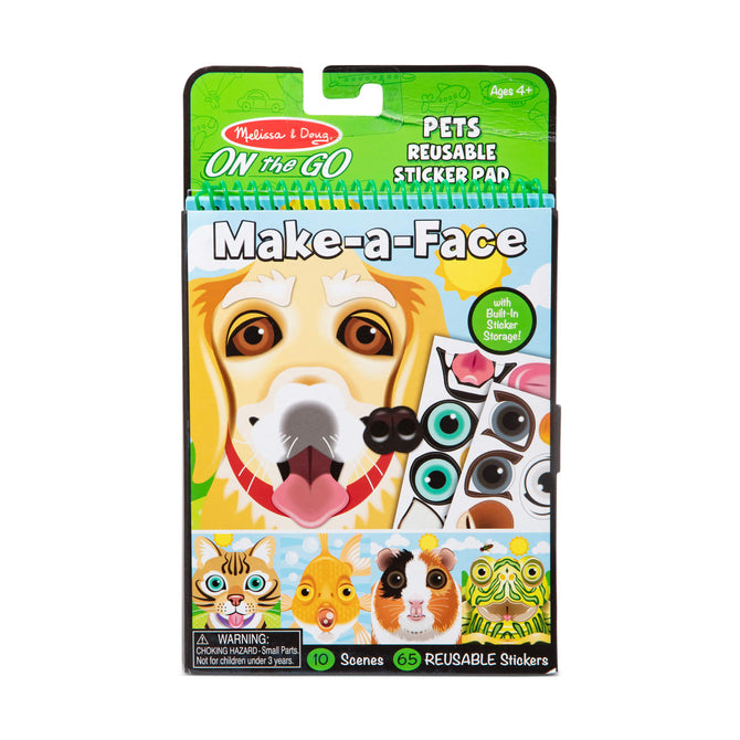 Make-A-Face Reusable Stickers