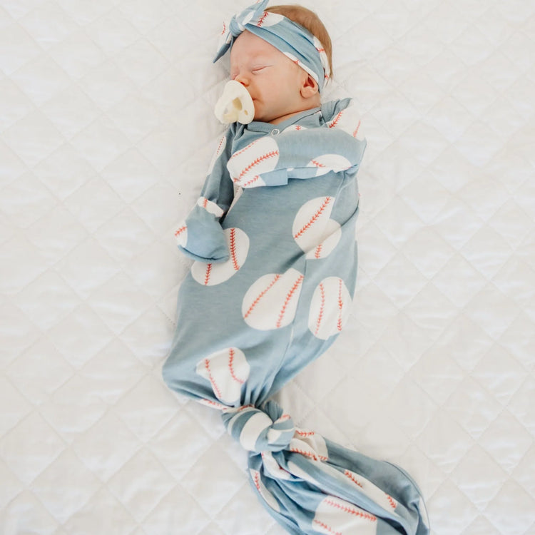 Slugger Copper Pearl Knotted Gown