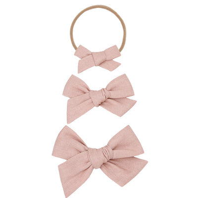 Classic Bow - Rose