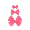 Tulle Bow - Strawberry Pigtail Set