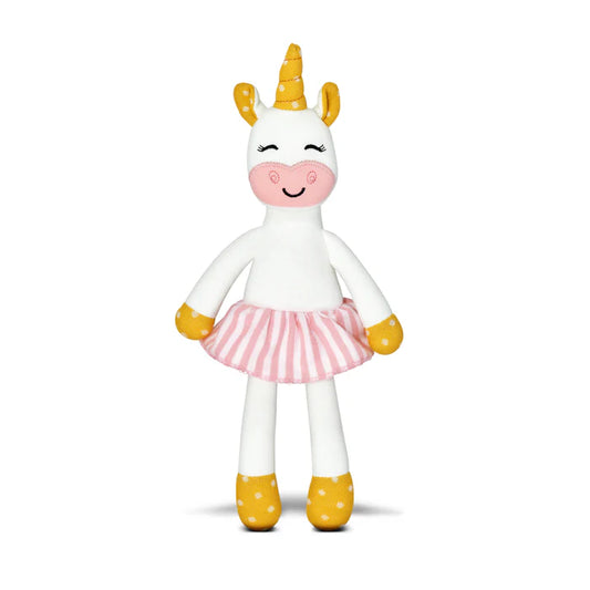 White Tiny Dancing Unicorn
