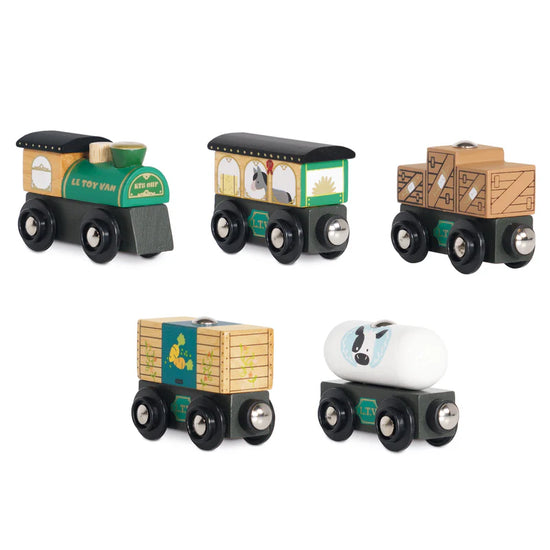Great Green Train & Goods Wagon