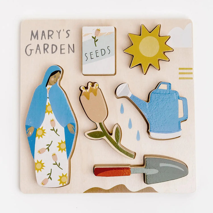 Mary's Garden Wooden Puzzle